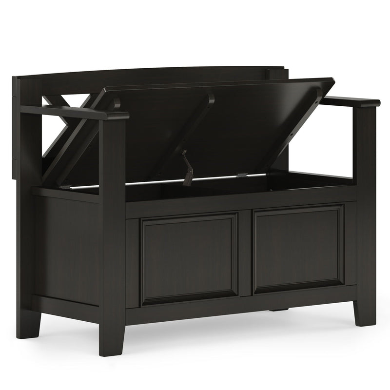 Amherst - Small Transitional Entryway Storage Bench by HouseOfZazla