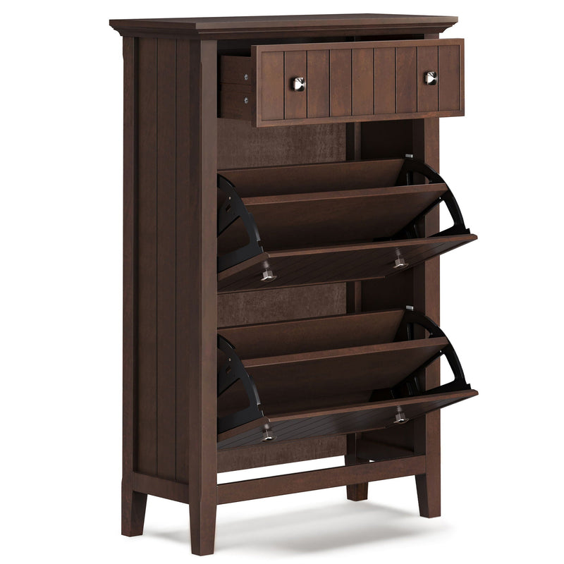 Acadian - Entryway Shoe Storage Cabinet - Brown by HouseOfZazla