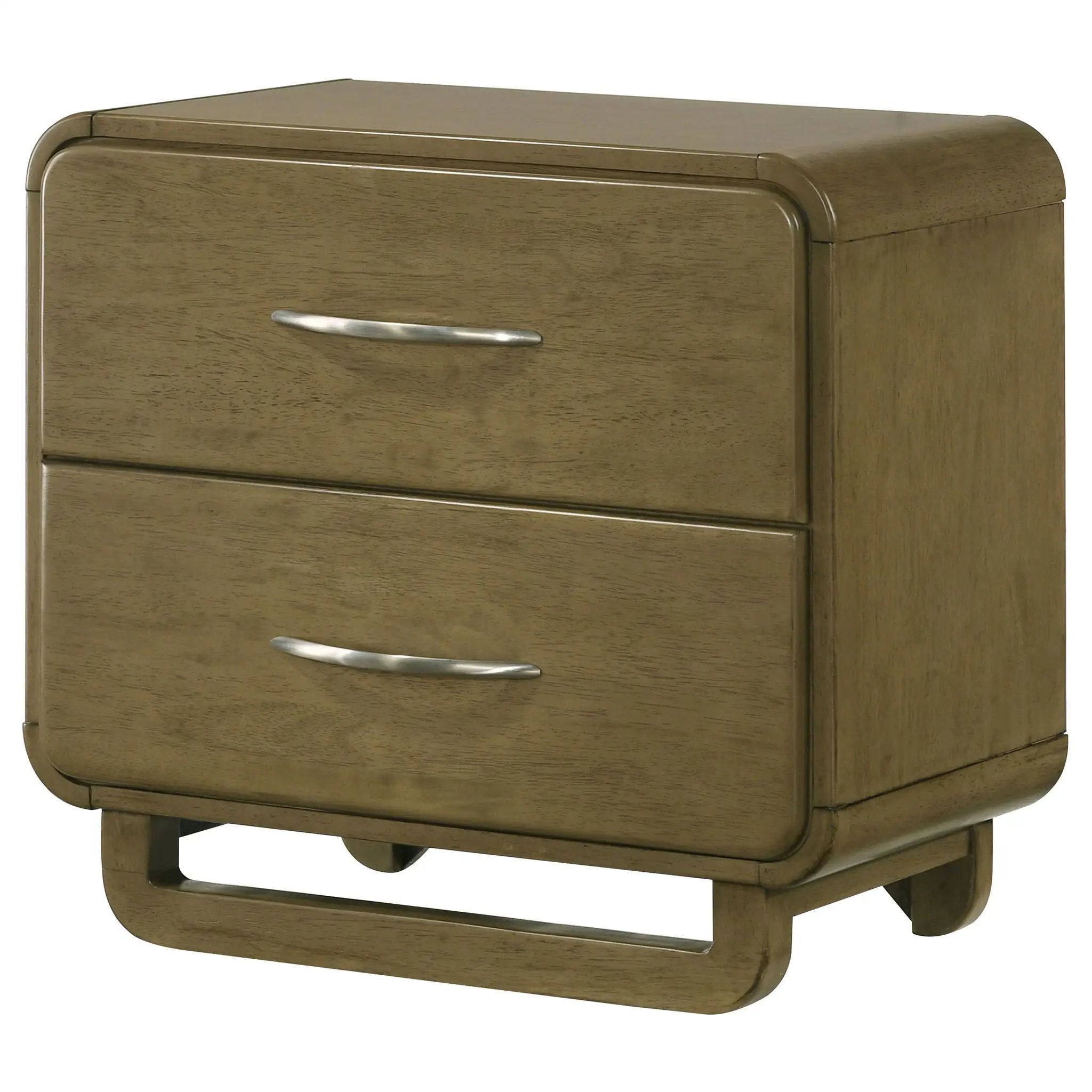 Amsbury 2-drawer Nightstand Bedside Table Nutmeg by Unique Piece Furniture