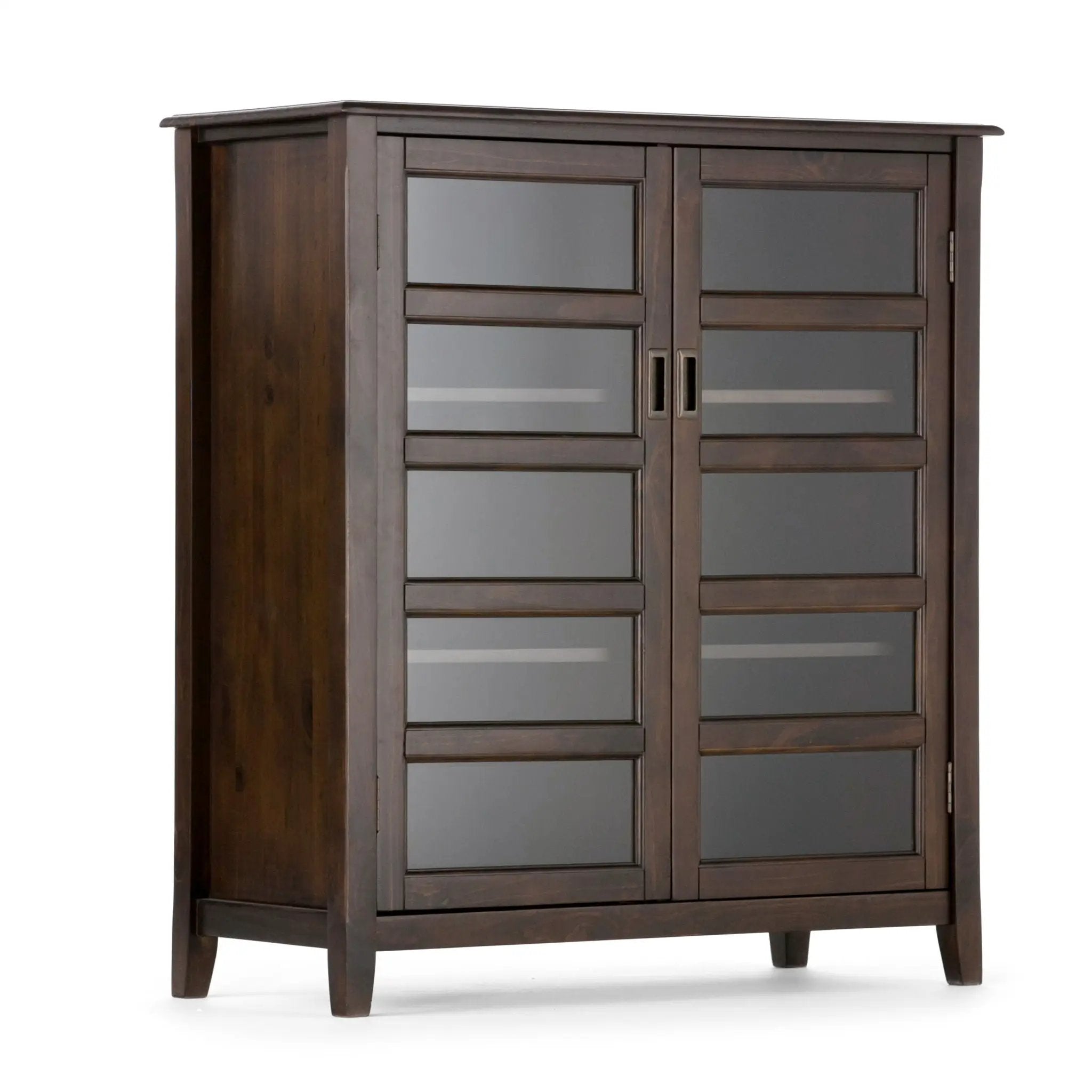 Burlington - Medium Storage Cabinet - Mahogany Brown by HouseOfZazla