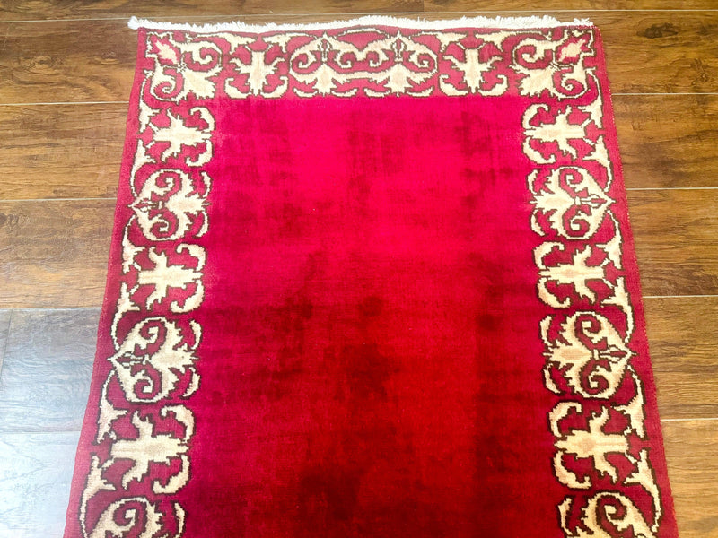 Red Persian Kerman Runner Rug 3x16 by Jewel Rugs