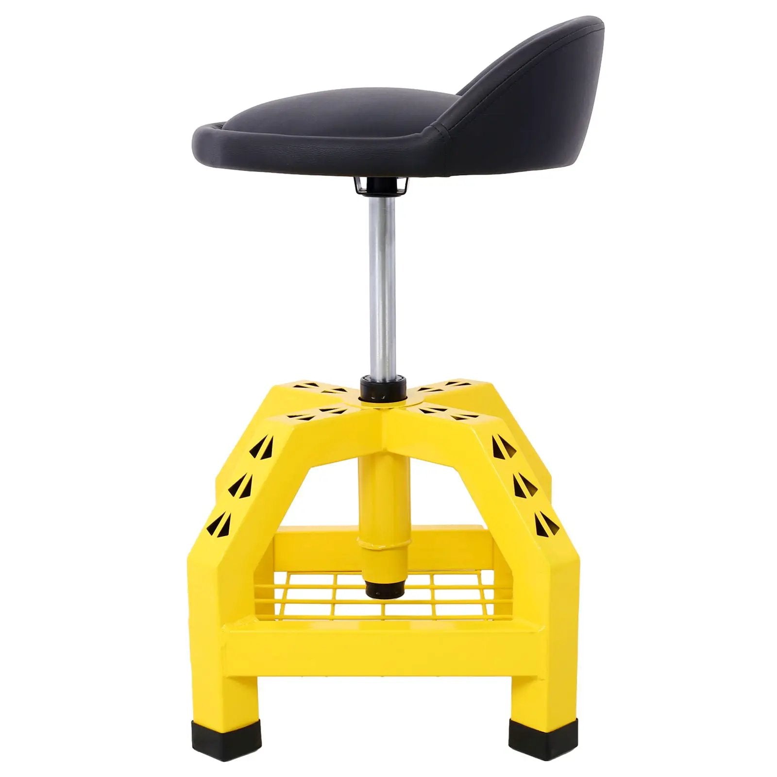 Pneumatic 360 Degree Swivel Stool, Mechanics Rolling Creeper Seat, Heavy Duty Rolling Mechanics Stool, Shop Stool With Casters by HouseOfZazla