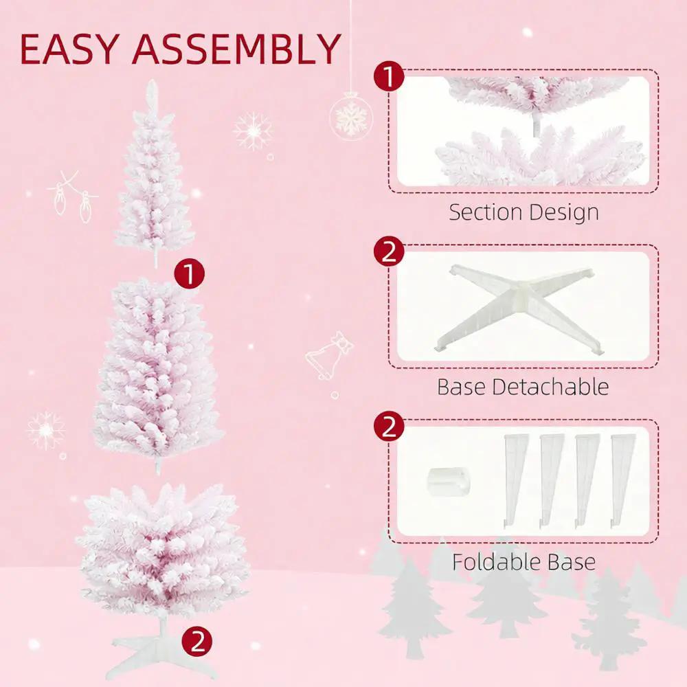 Snow Flocked Artificial Christmas Tree by HouseOfZazla