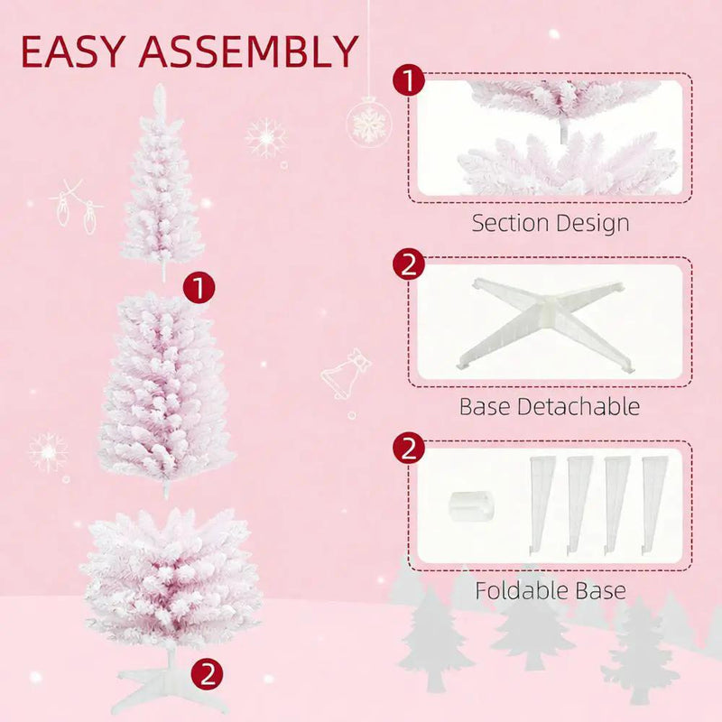 Snow Flocked Artificial Christmas Tree by HouseOfZazla