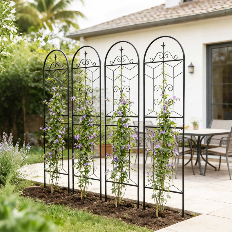 4 Pack Metal Garden Trellis by HouseOfZazla