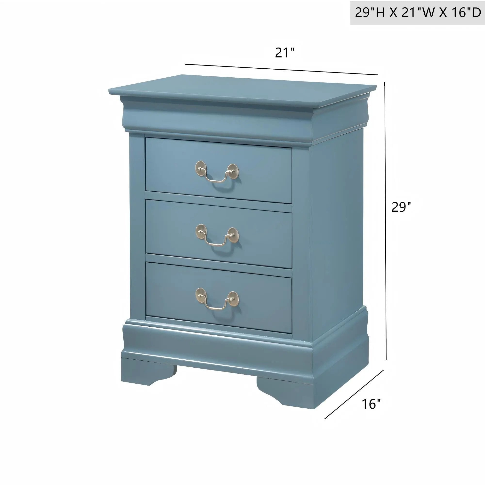 Louis Phillipe - Nightstand - Wood by Unique Piece Furniture