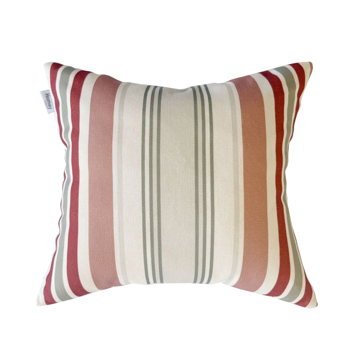Outdoor Pillows (Set of 2) with Weather-Resistant Fabric - Blue, Light Blue, Red