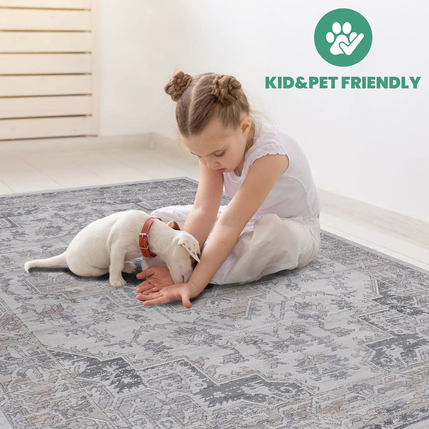 Marfi - 8' X 10' Oriental Area Rug - Ivory / Beige by Unique Piece Furniture