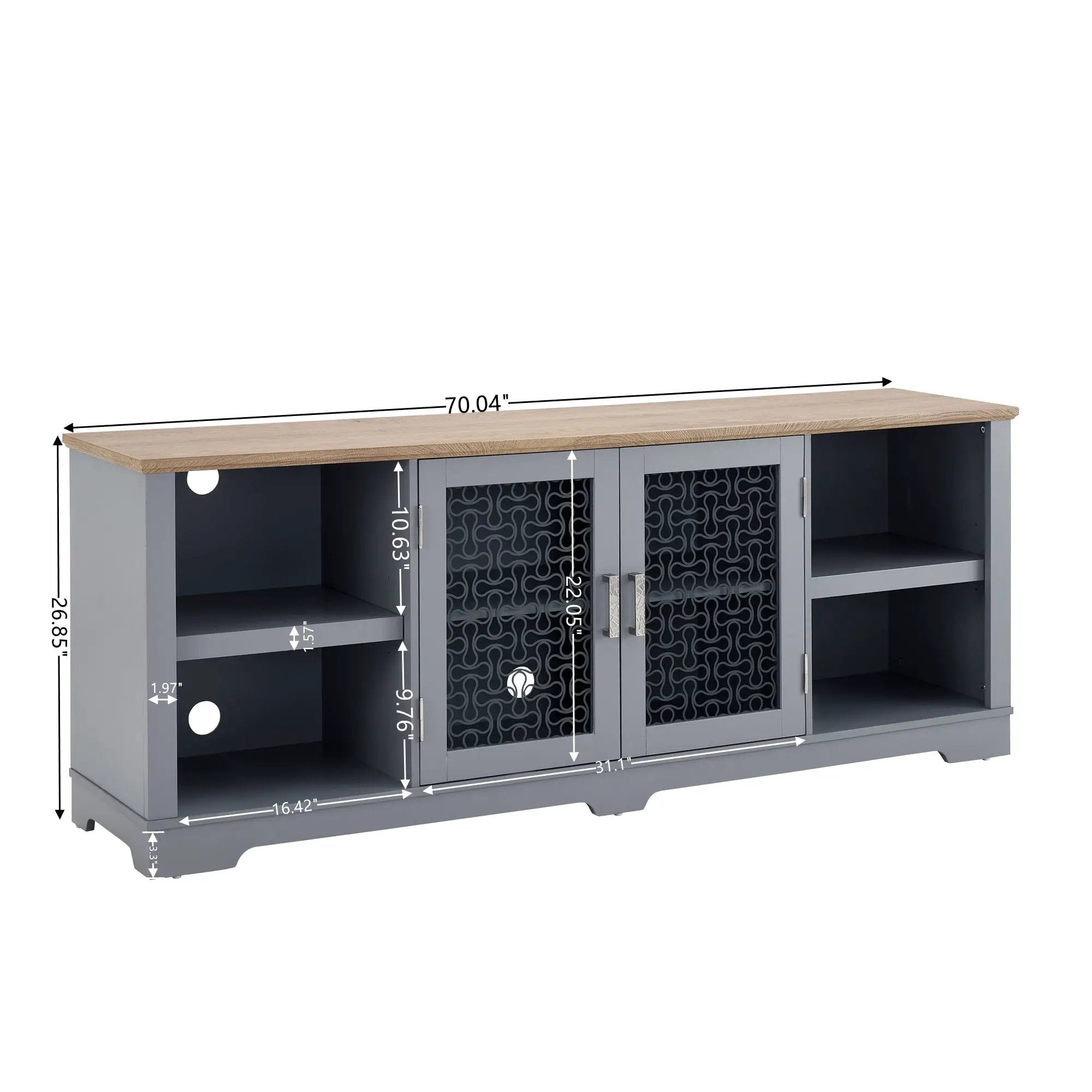 Modern Farmhouse TV Media Stand by BLAKHOM