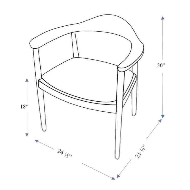 Kelly - Mid-Century Modern Dining Chair by Unique Piece Furniture