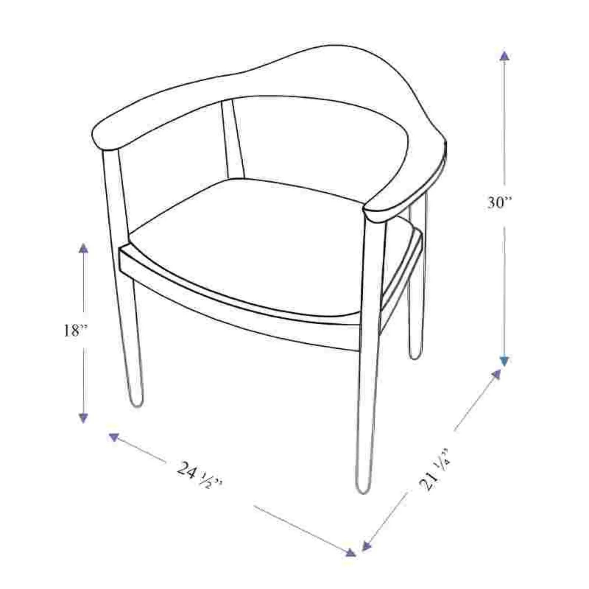 Kelly - Mid-Century Modern Dining Chair by Unique Piece Furniture