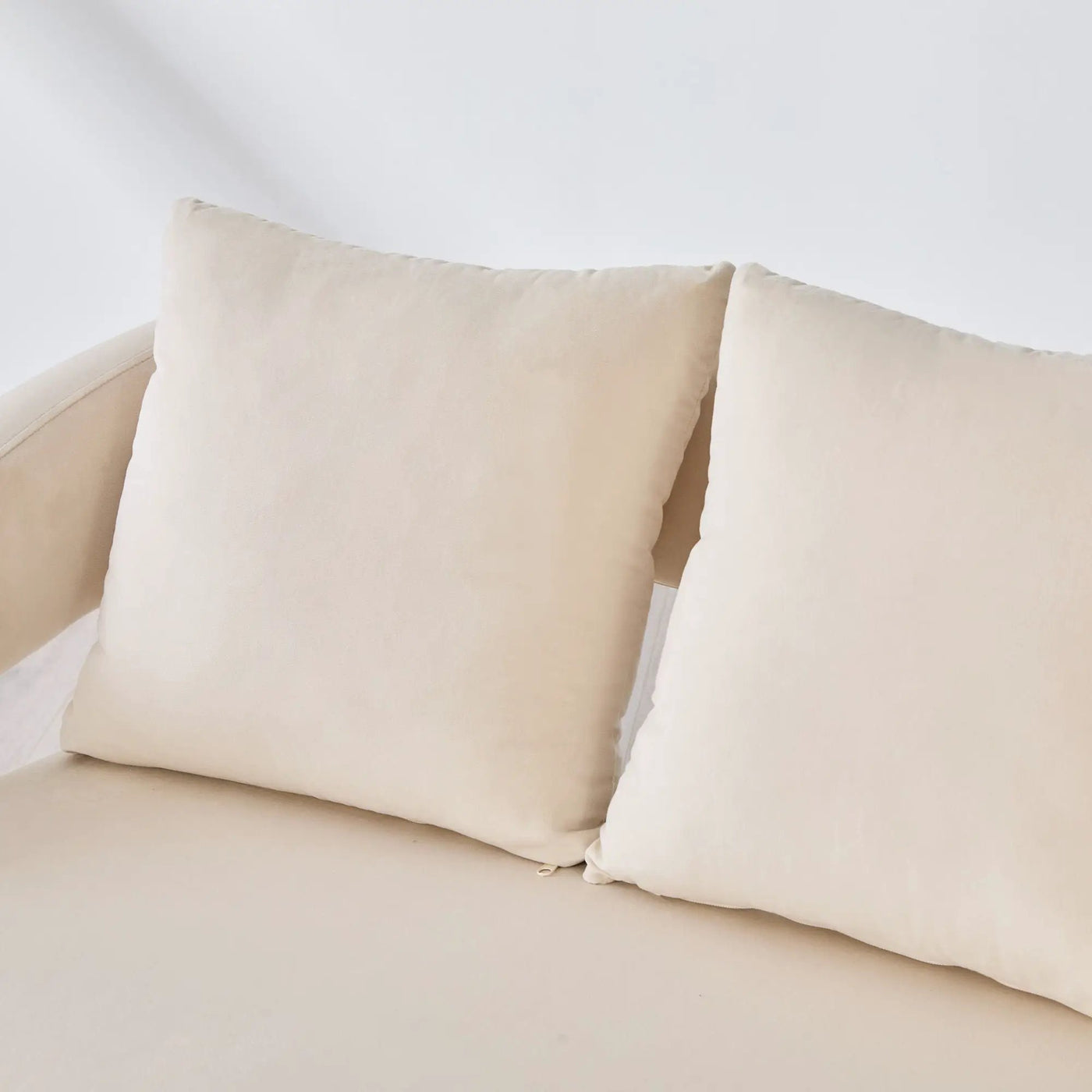 Open Back Loveseat Settee With 3 Pillows by HouseOfZazla
