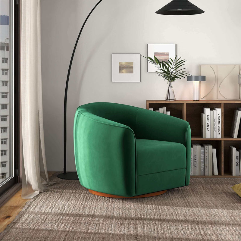 Elise - Mid-Century Modern Swivel Chair by HouseOfZazla