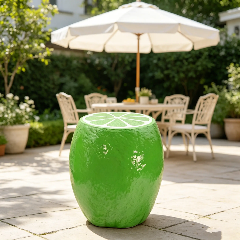 Novelty Lime Stool & Accent Table by HouseOfZazla