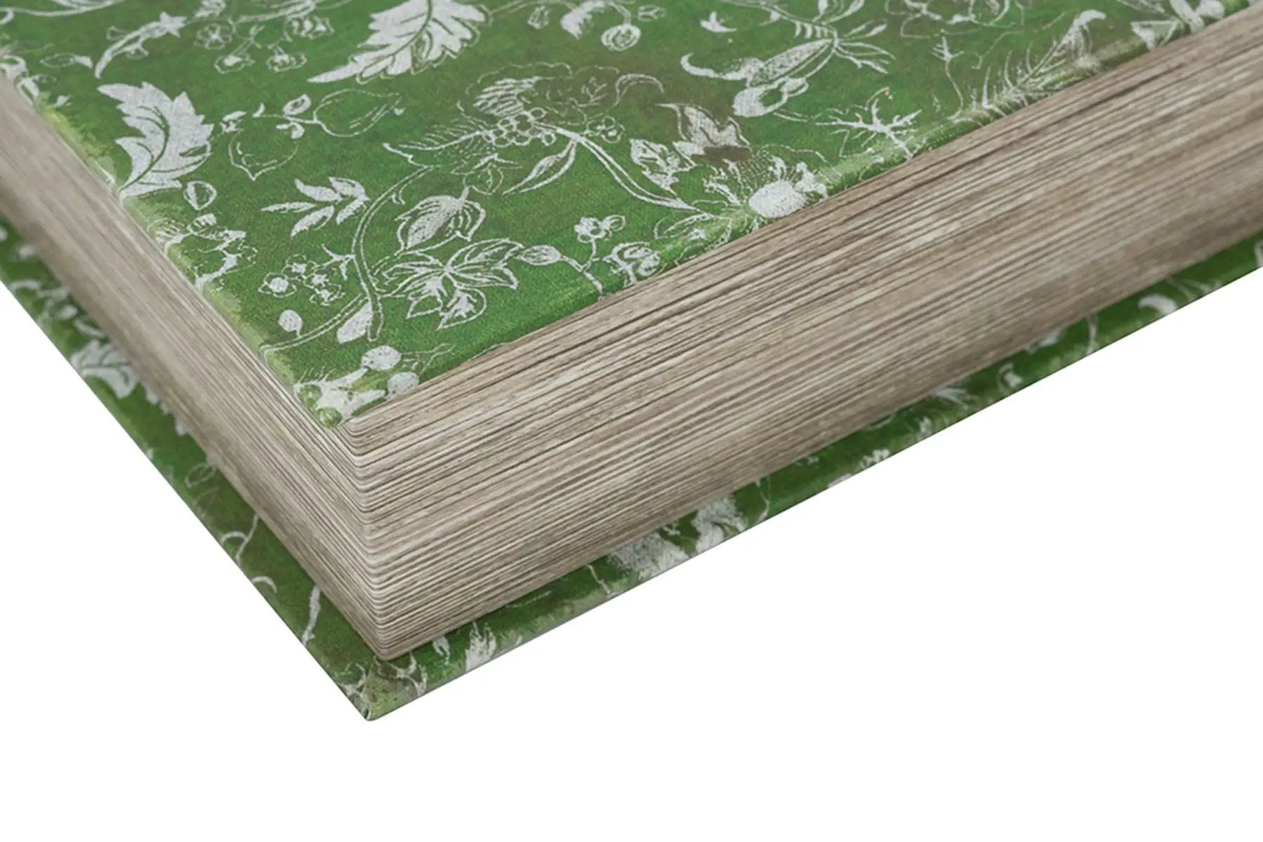 S/2 Decorative Book Boxes with Rustic Floral Patterns by HouseOfZazla