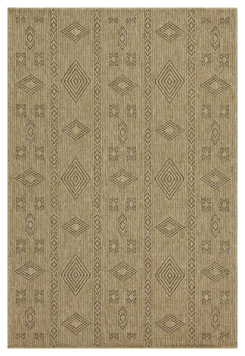 Earth GC_NTL1002 Jute/Mocha Indoor/Outdoor Area Rug by HouseOfZazla