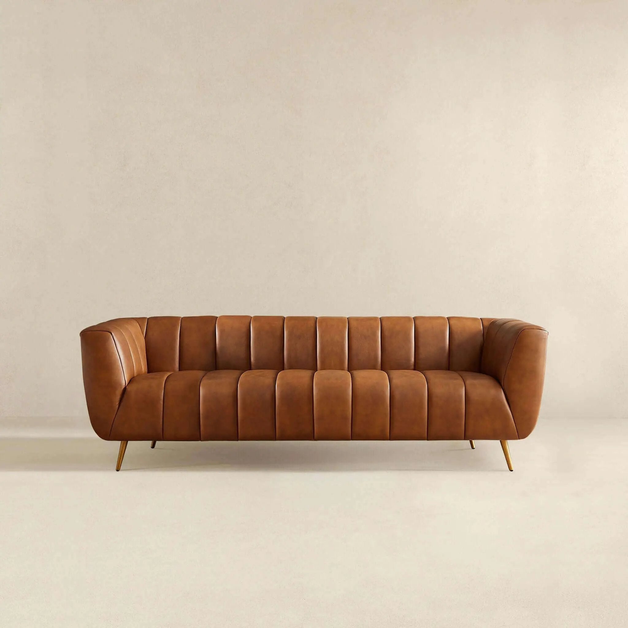 Ava - Sofa - Gold / Tan by HouseOfZazla