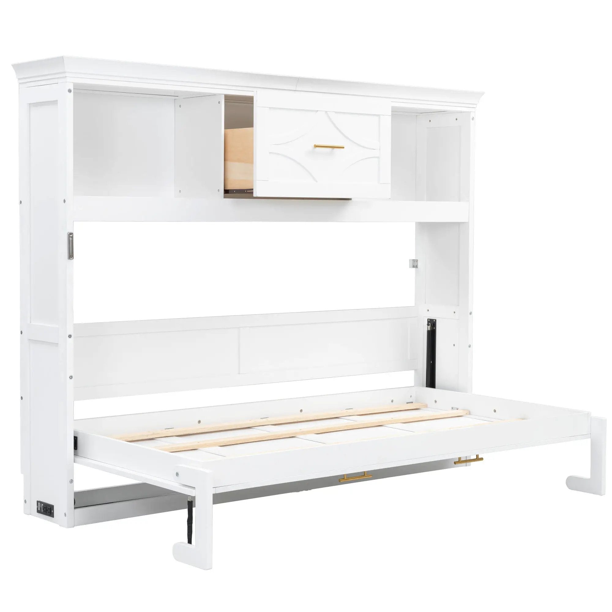 Murphy Bed With Charging Station And Drawer by Unique Piece Furniture