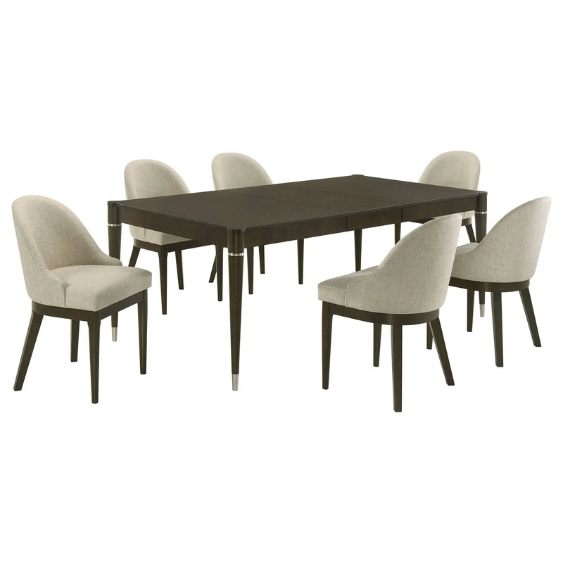 Reseda 7-piece Rectangular Dining Set Ash Brown by Unique Piece Furniture