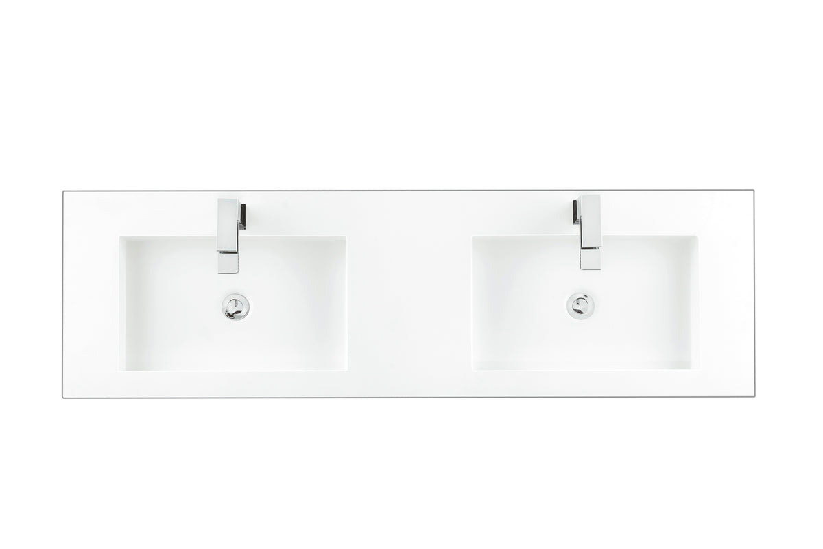 James Martin 59" Double Vanity Top
