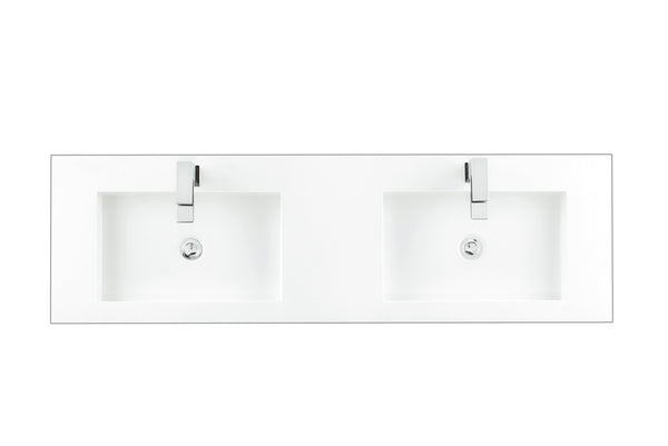 James Martin 59" Double Vanity Top
