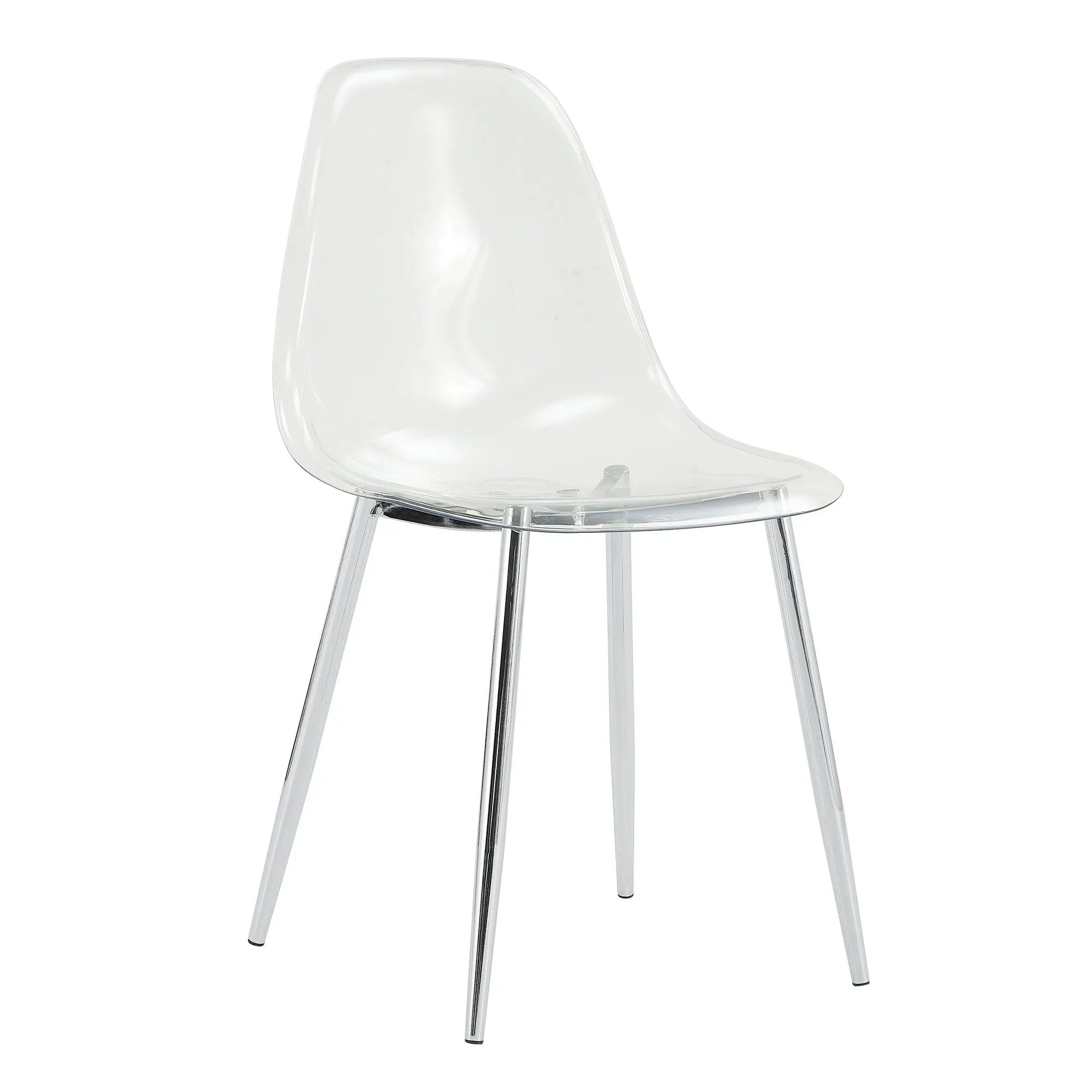 Modern Minimalist Transparent Dining Chair - 6-Piece Set by HouseOfZazla