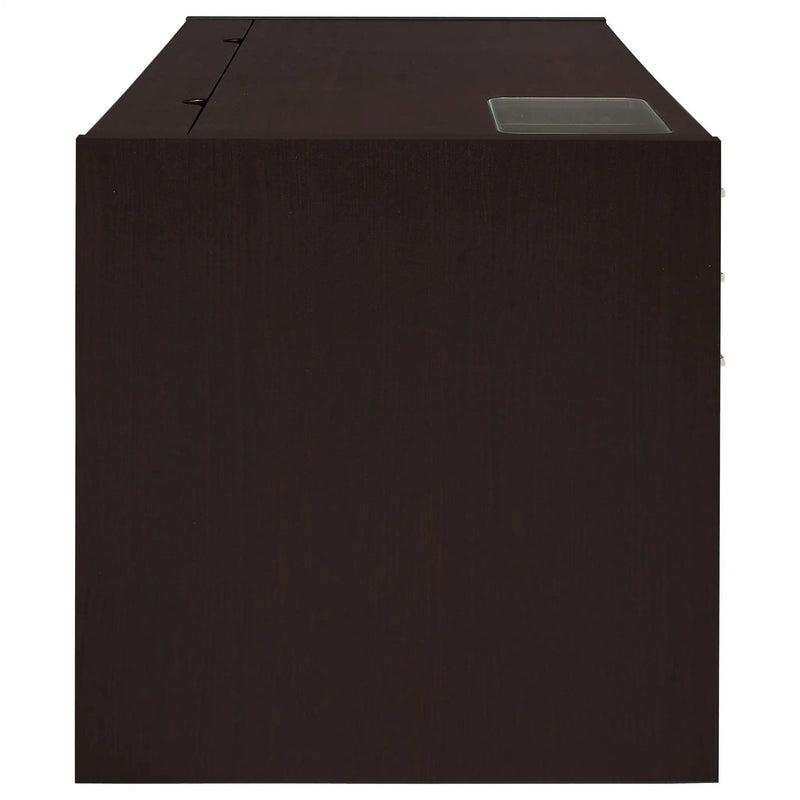 Halston 60-inch 3-drawer Office Computer Desk Cappuccino by Unique Piece Furniture