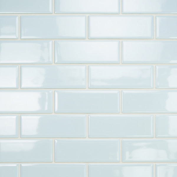 Ege Satin Subway Glass Tiles 3x9