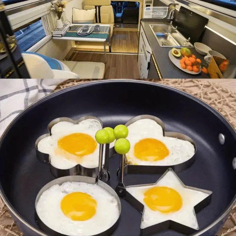 Egg Mold - Ring Shape Stainless Steel by House Of Avana