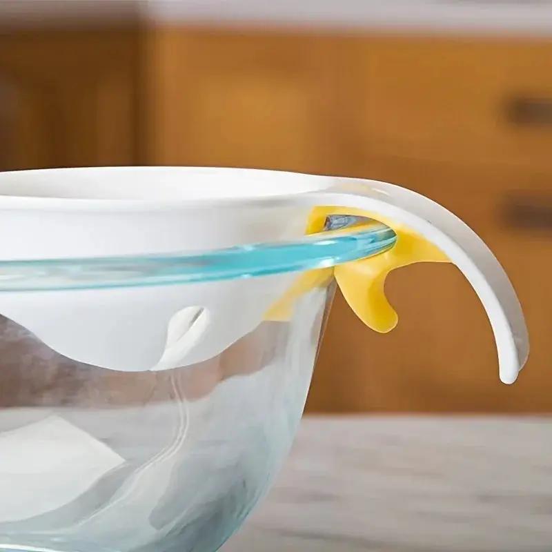 Egg Yolk Separator - White Plastic Filter by House Of Avana