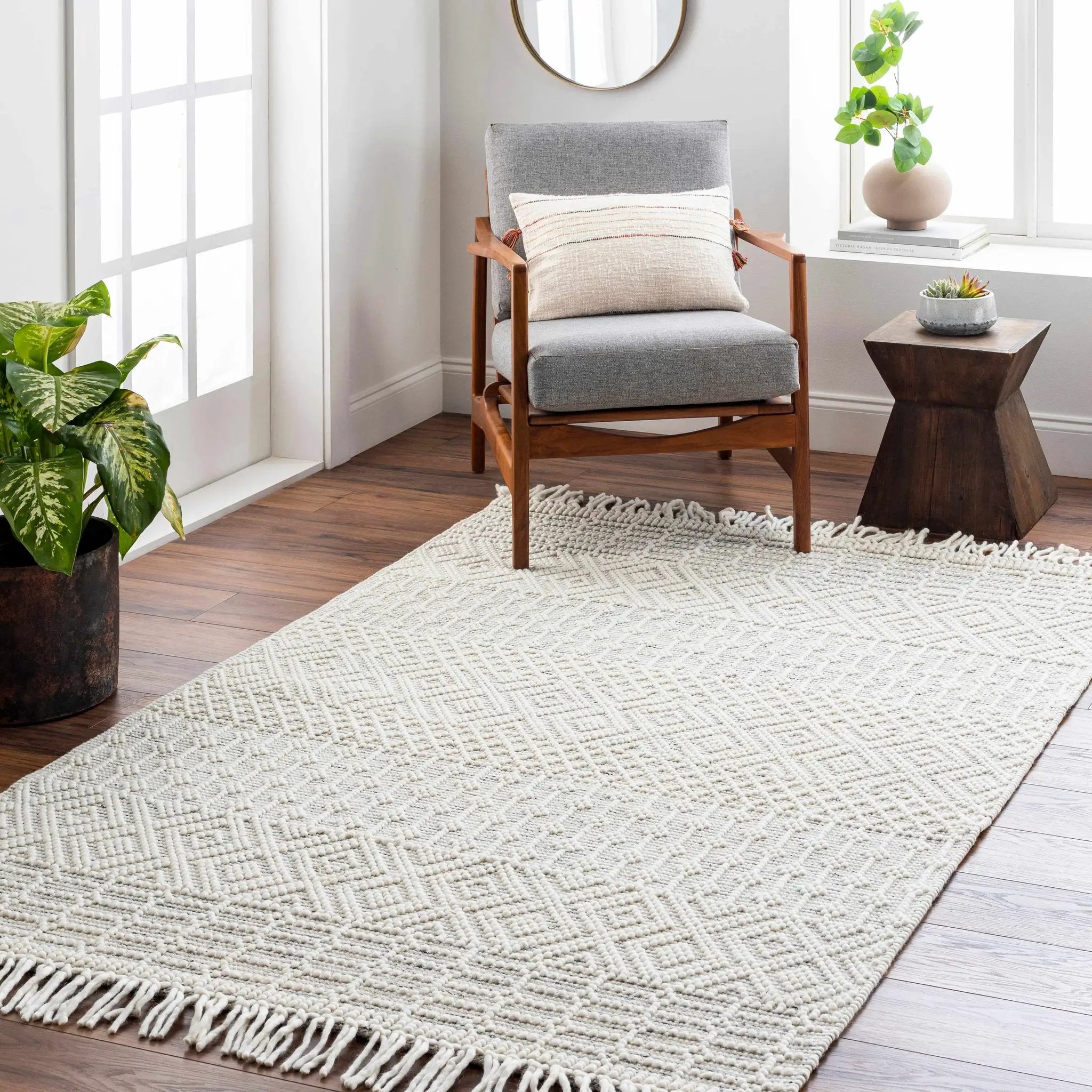 Egil Wool-blend Area Rug - Clearance by Boutique Rugs