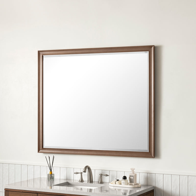 James Martin Glenbrooke 48" Mirror, Whitewashed Walnut by James Martin