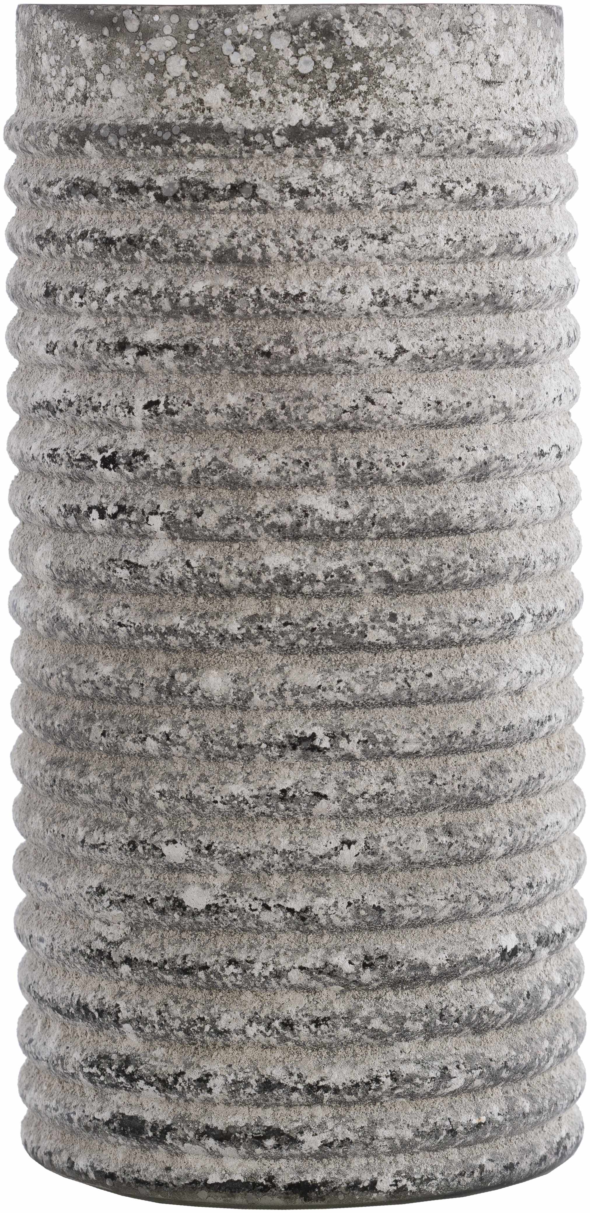 Polopina Gray Textured Cylindrical Decor - Clearance by Boutique Rugs