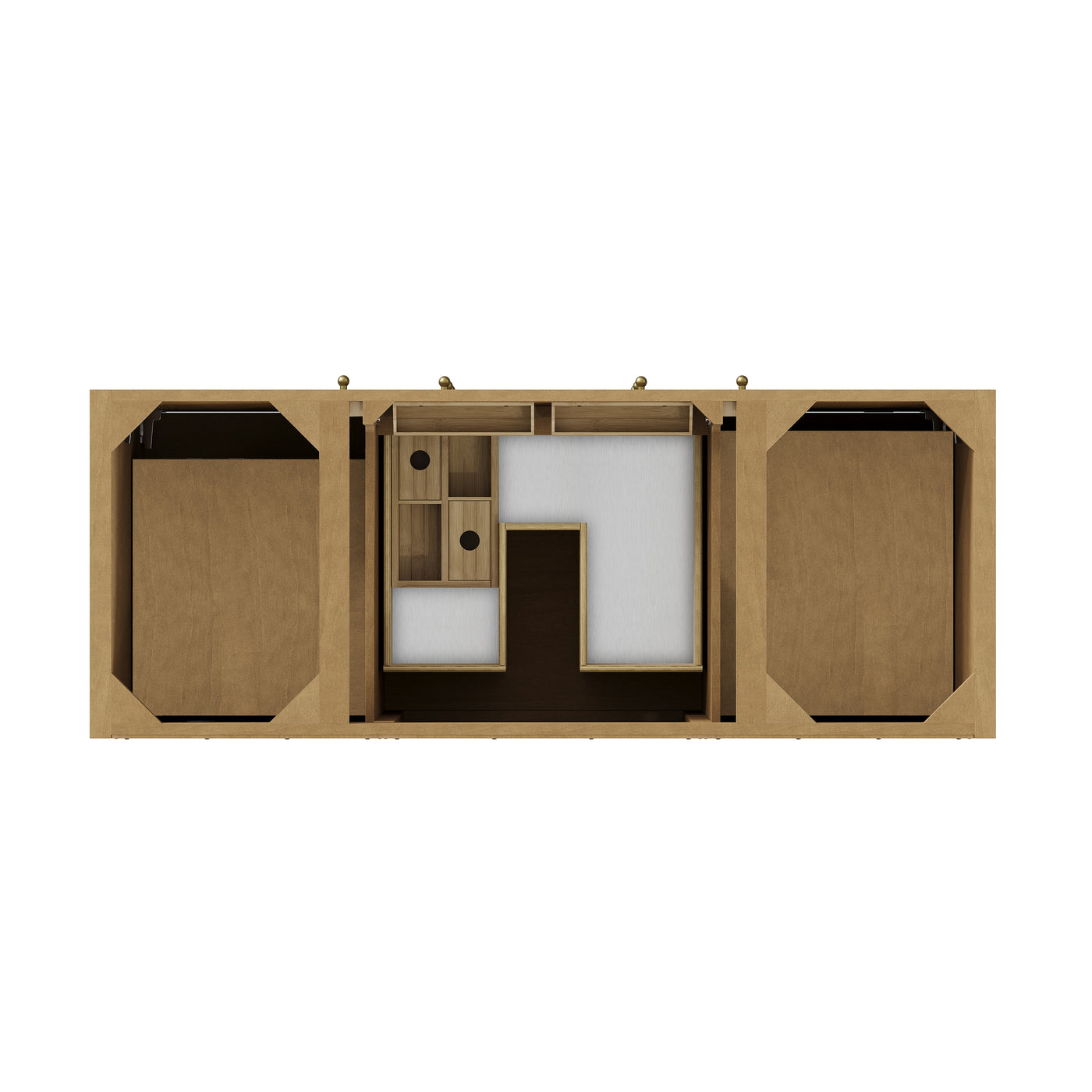 James Martin Hudson 60" Single Bathroom Vanity, Light Natural Oak by James Martin