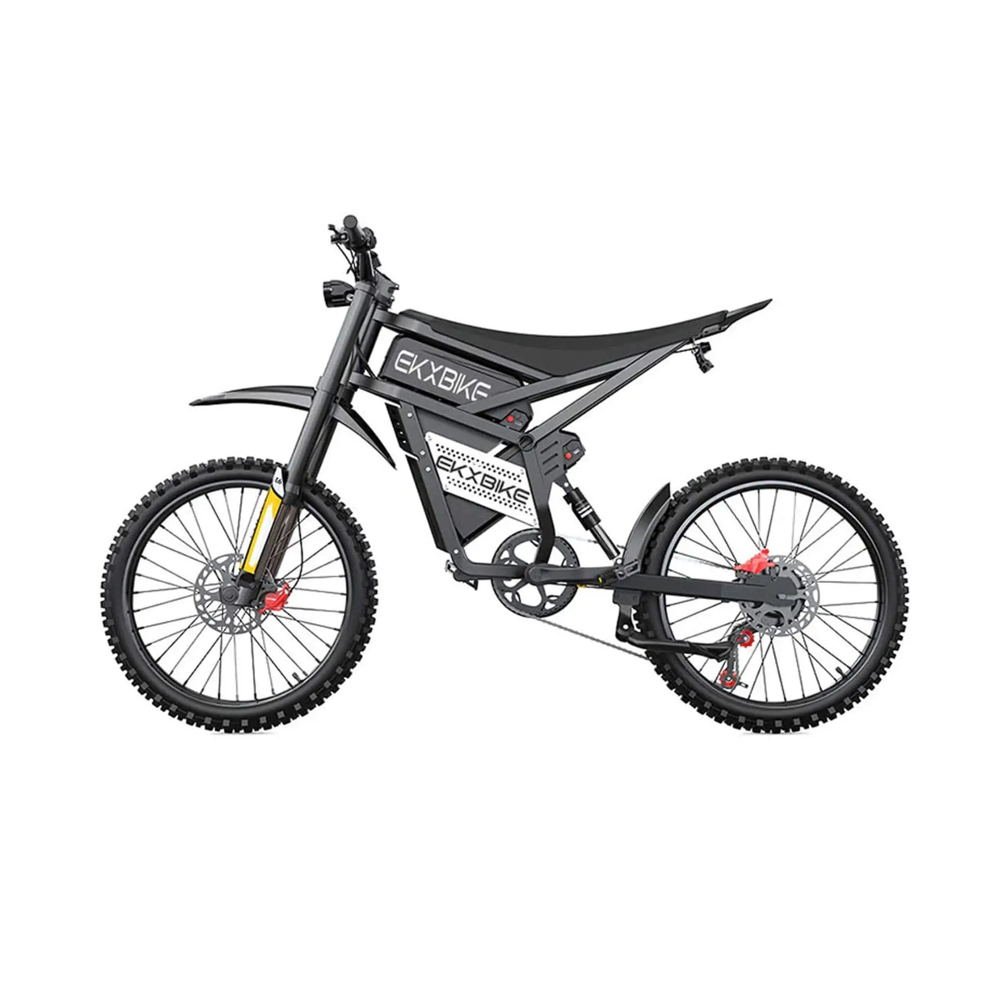 EKX E6 3000W 52V/40AH Premium Electric Carbon Steel Off-Road Mountain Dirt Bike (SAK18315) by SAKSBY WHOLESALE