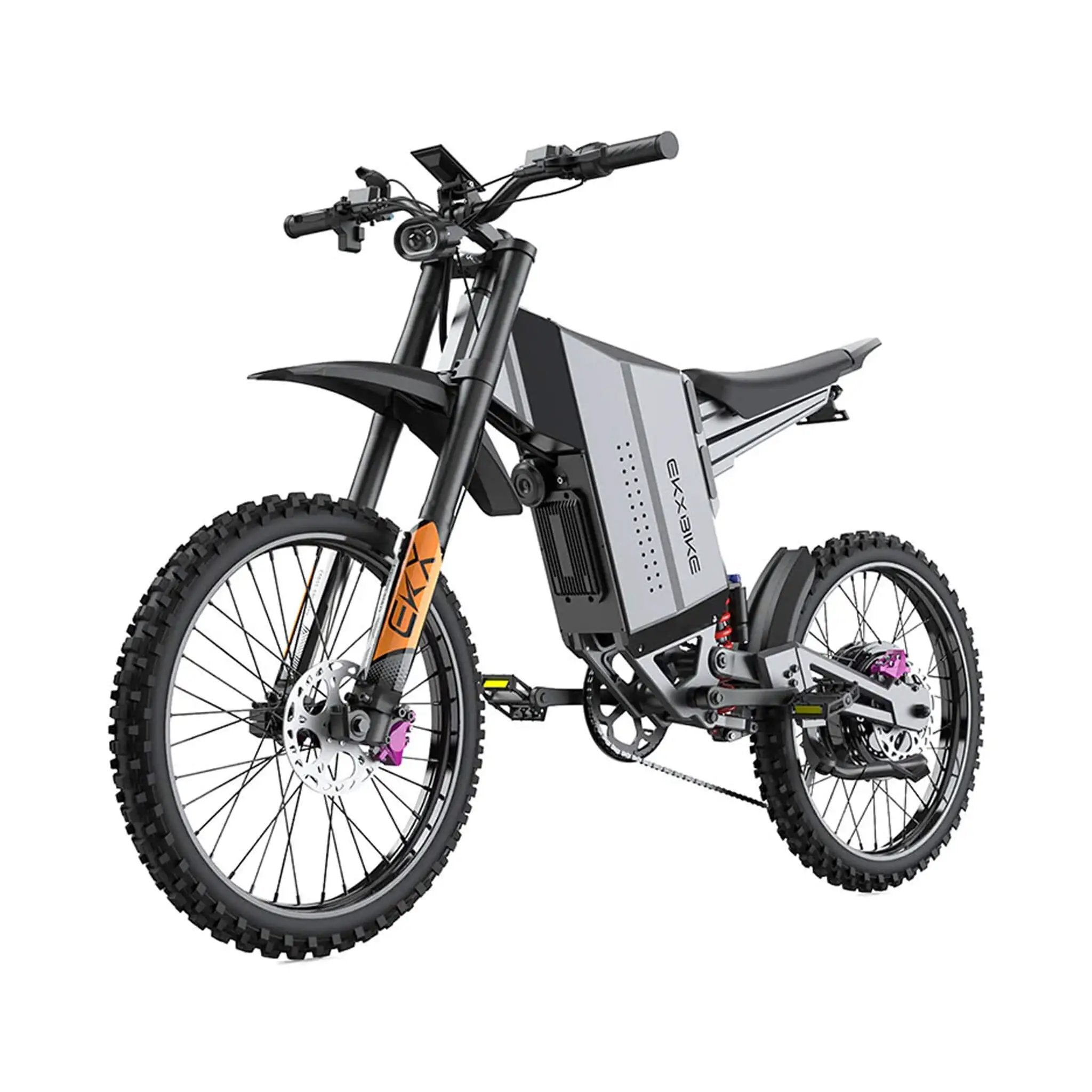 EKX GTS 8000W 72V/30AH Premium Electric High-Strength Steel Pipe Off-Road Mountain Dirt Bike (SAK31684) by SAKSBY WHOLESALE