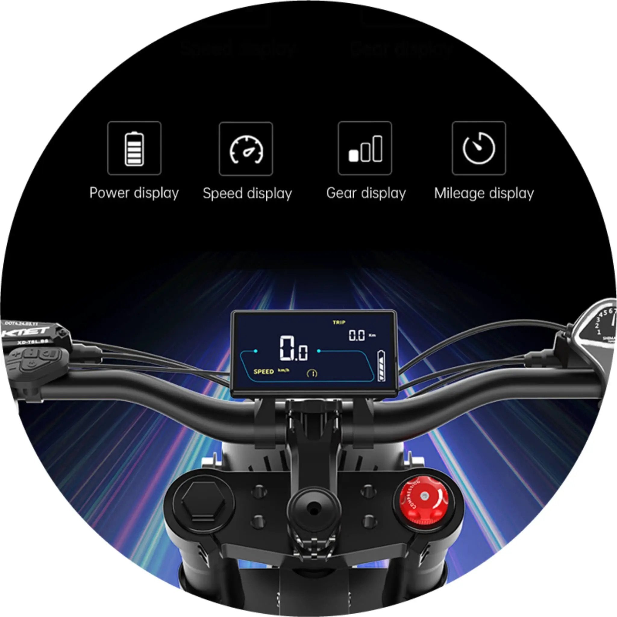 EKX X21 2000W 48V/35AH Premium Electric Off-Road Mountain Dirt Bike (SAK92745) by SAKSBY WHOLESALE