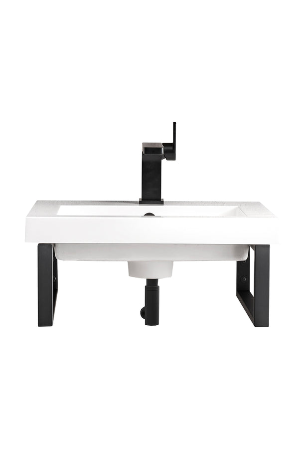 James Martin Boston 15.25" Floating Wall Bracket, Matte Black