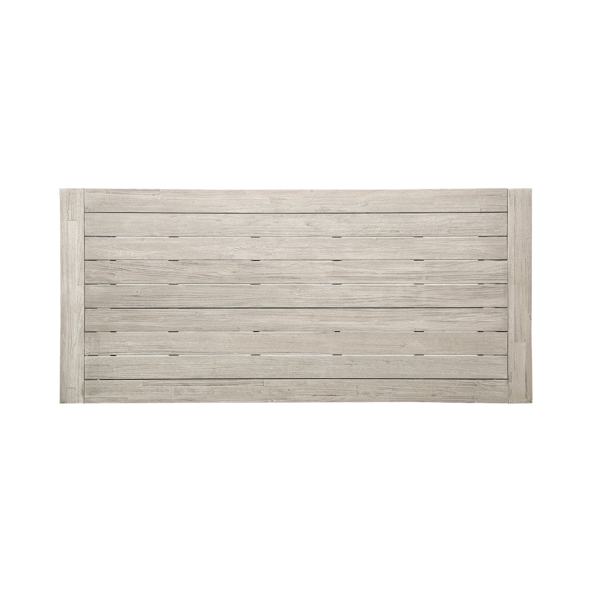 Carlisle 79 Outdoor Dining Table with Acacia Wood - Grey or Dark Brown+White, photo 10 of 10