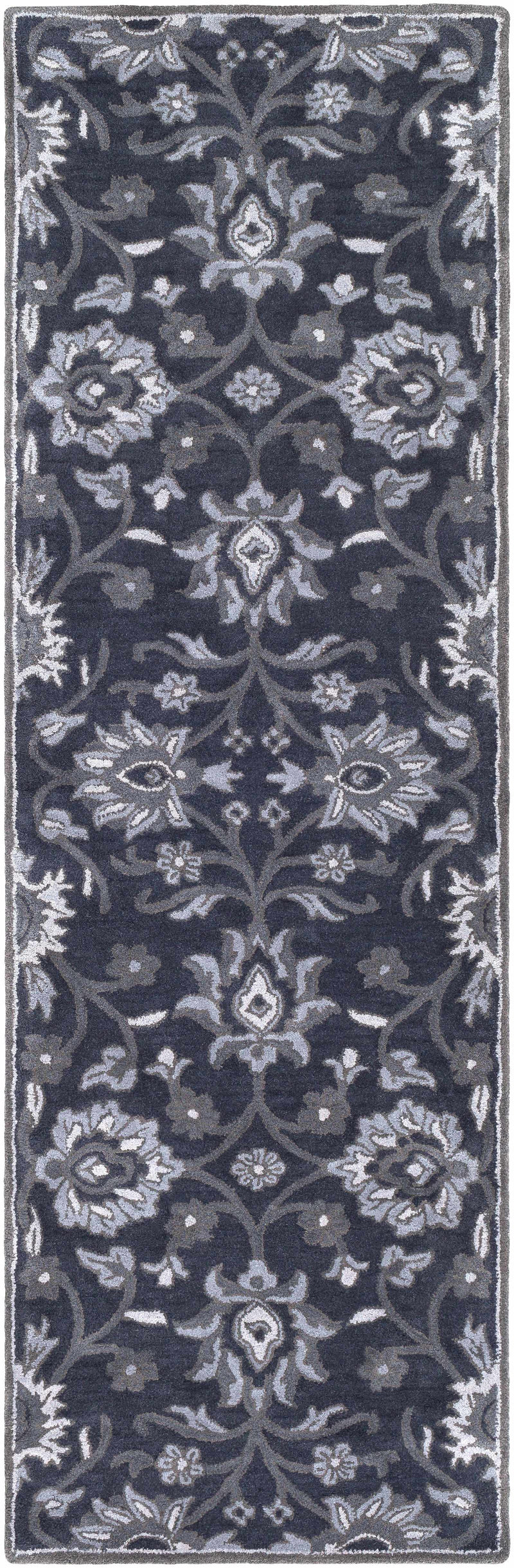 Conesus Hand Tufted Blue 1191 Area Rug - Clearance by Boutique Rugs
