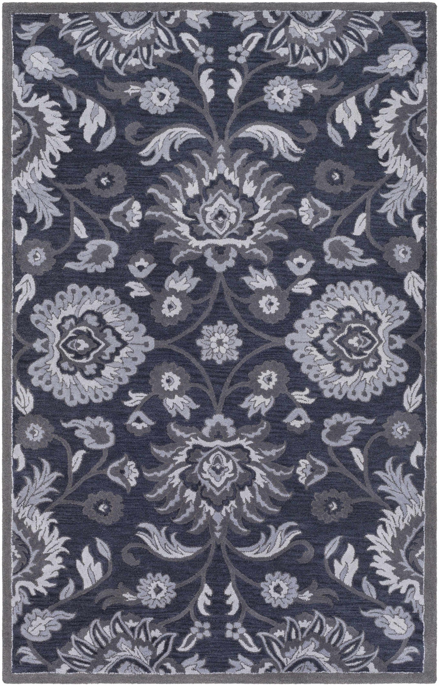 Conesus Hand Tufted Blue 1191 Area Rug - Clearance by Boutique Rugs
