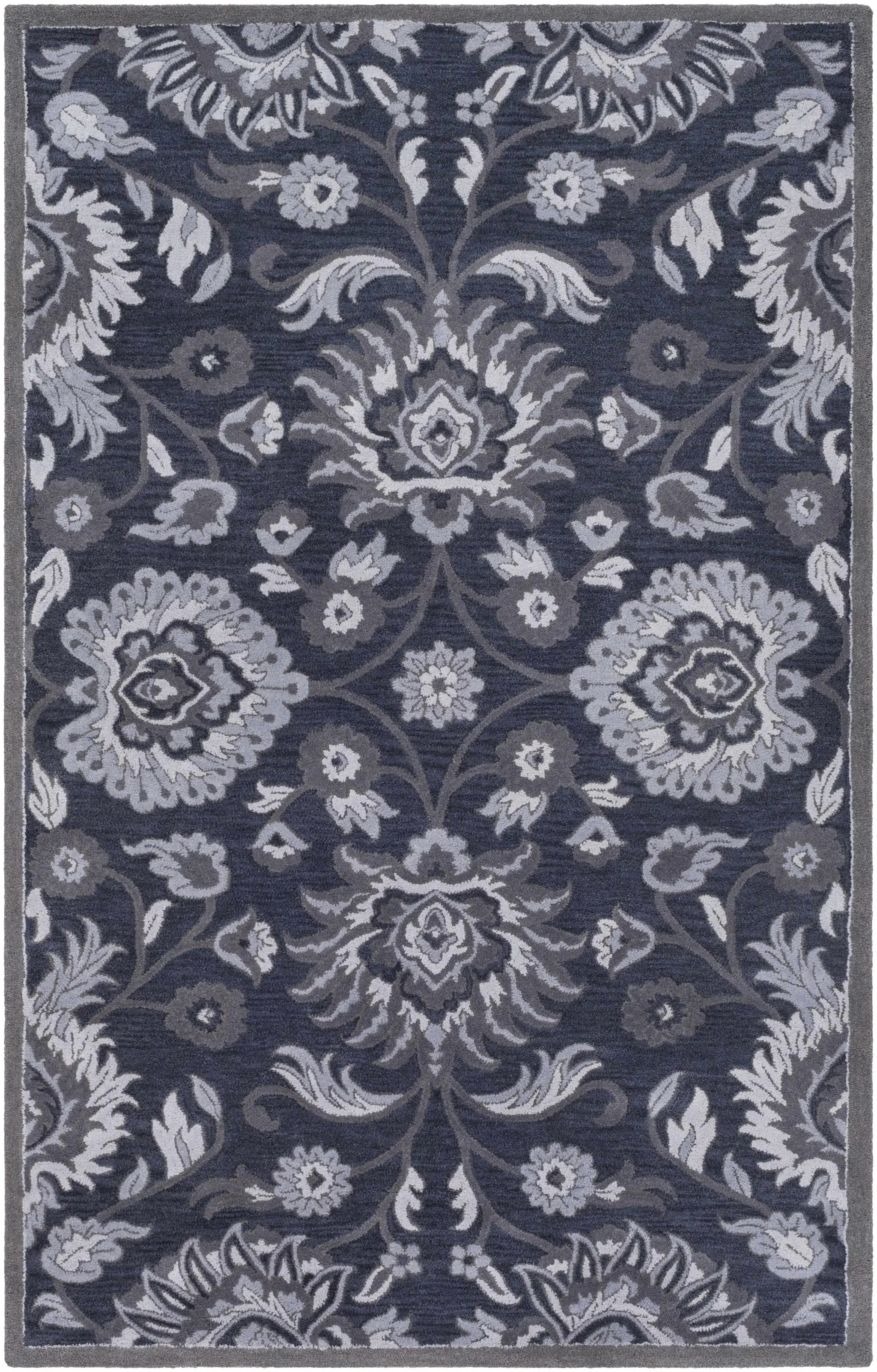 Conesus Hand Tufted Blue 1191 Area Rug - Clearance by Boutique Rugs
