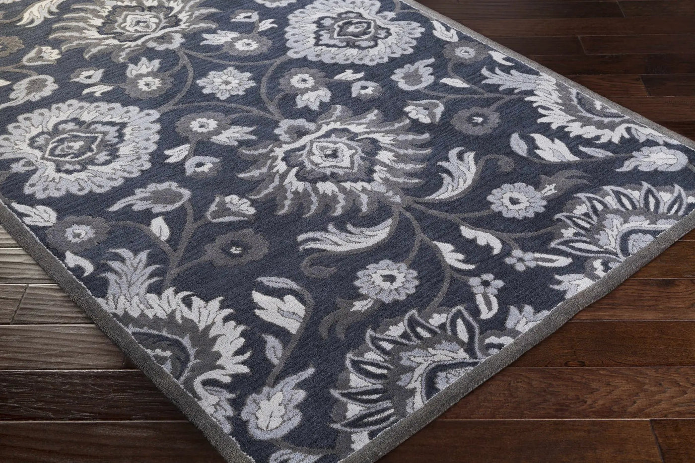 Conesus Hand Tufted Blue 1191 Area Rug - Clearance by Boutique Rugs