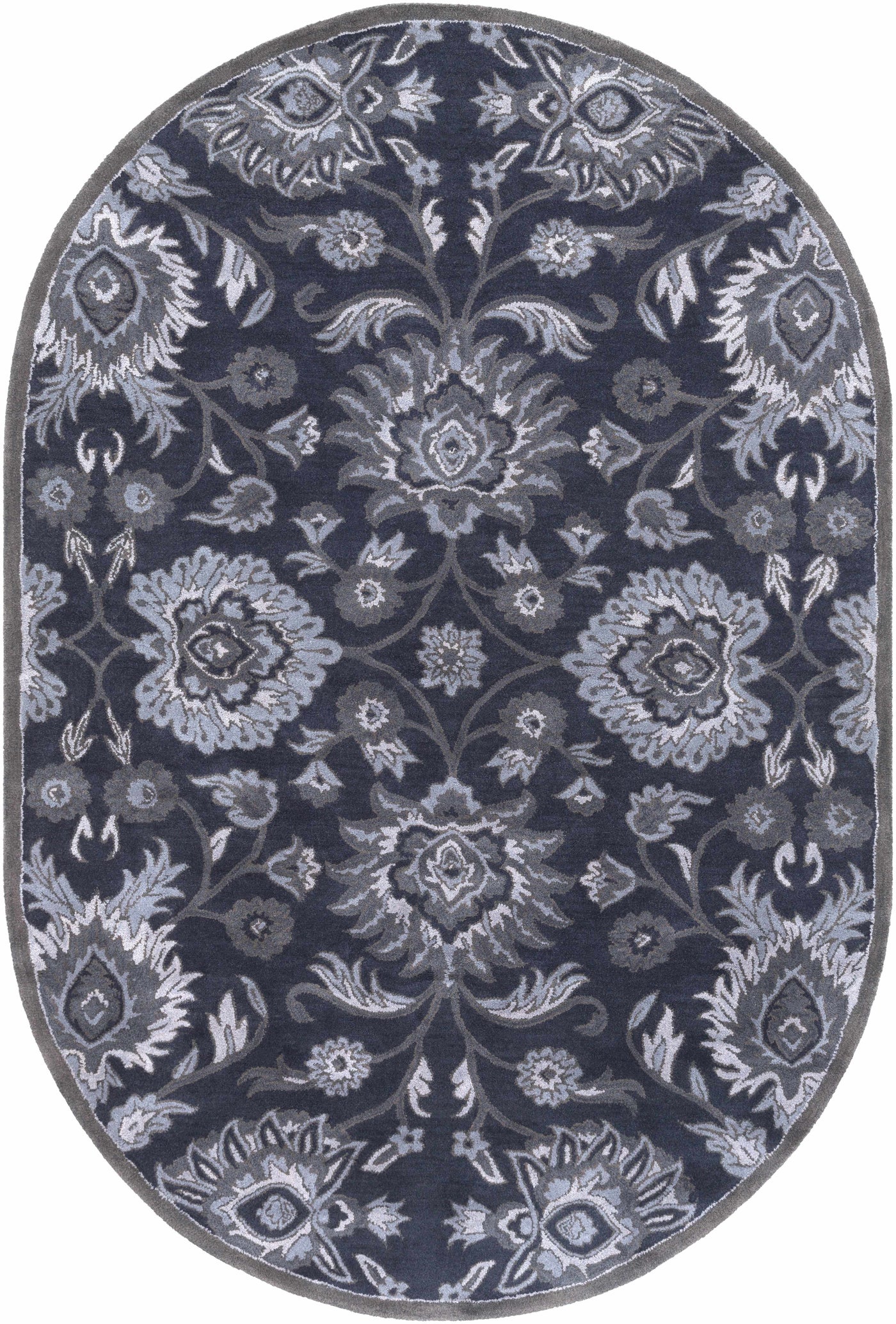 Conesus Hand Tufted Blue 1191 Area Rug - Clearance by Boutique Rugs