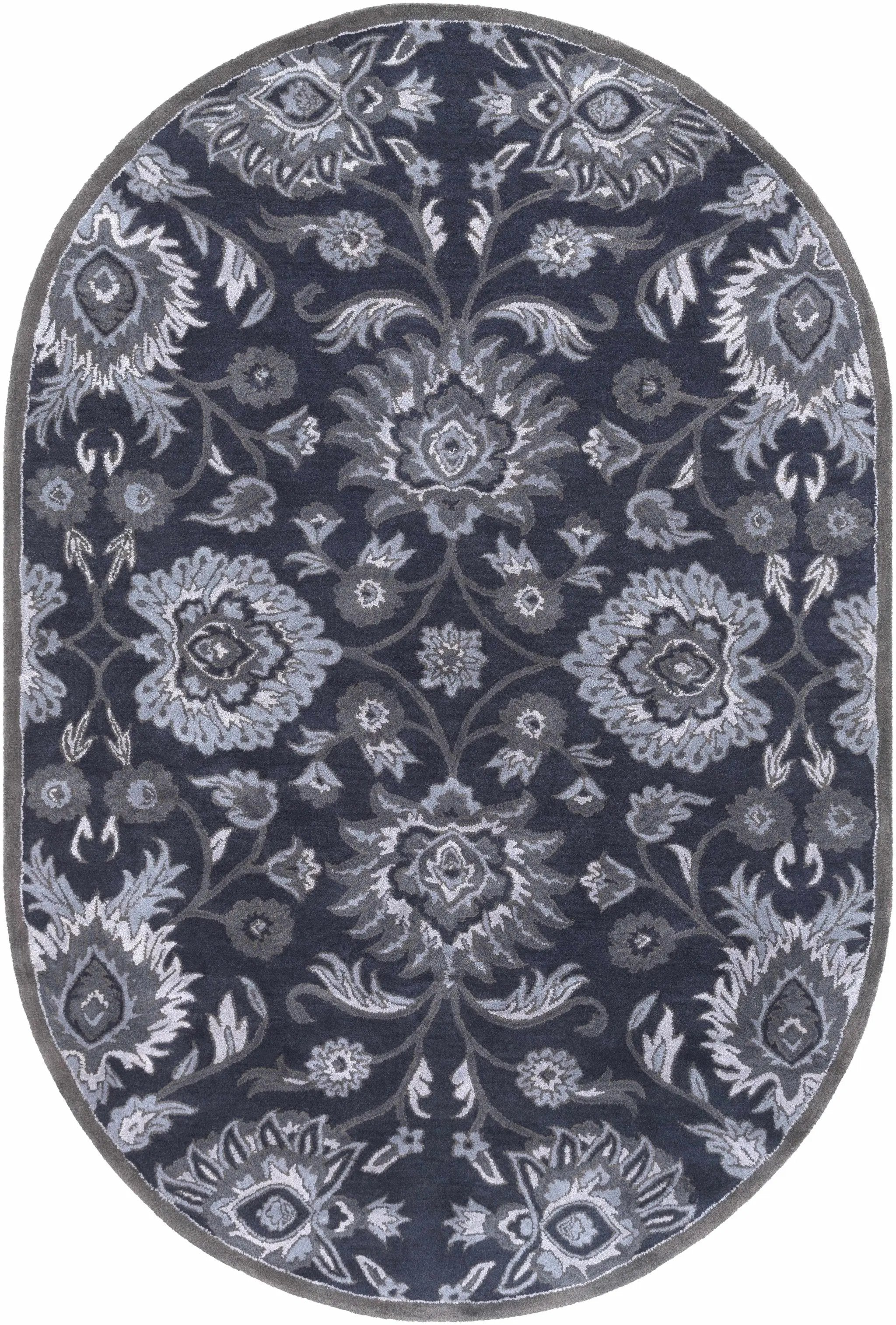 Conesus Hand Tufted Blue 1191 Area Rug - Clearance by Boutique Rugs
