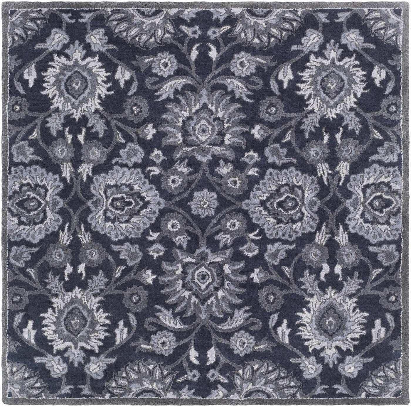 Conesus Hand Tufted Blue 1191 Area Rug - Clearance by Boutique Rugs