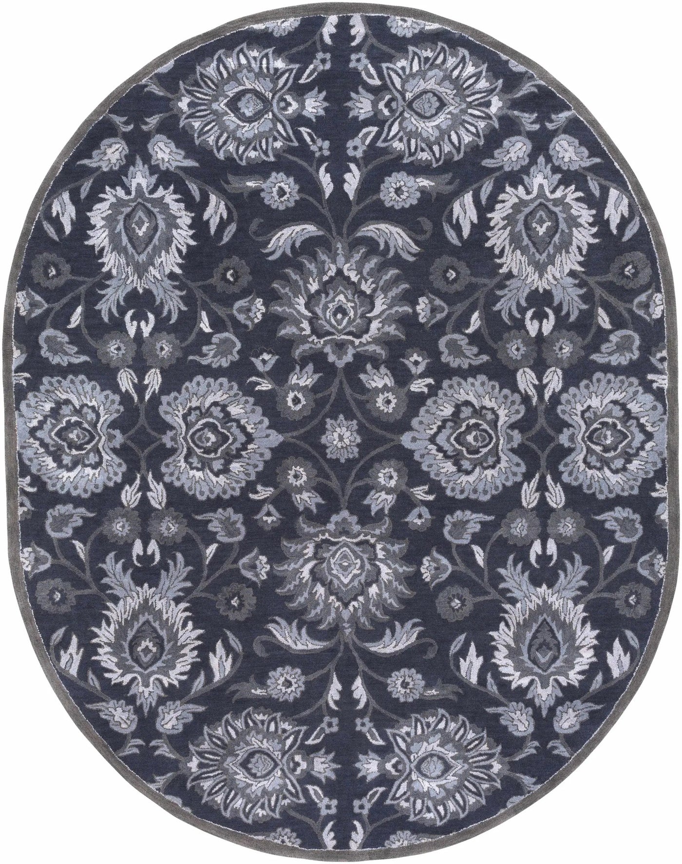 Conesus Hand Tufted Blue 1191 Area Rug - Clearance by Boutique Rugs