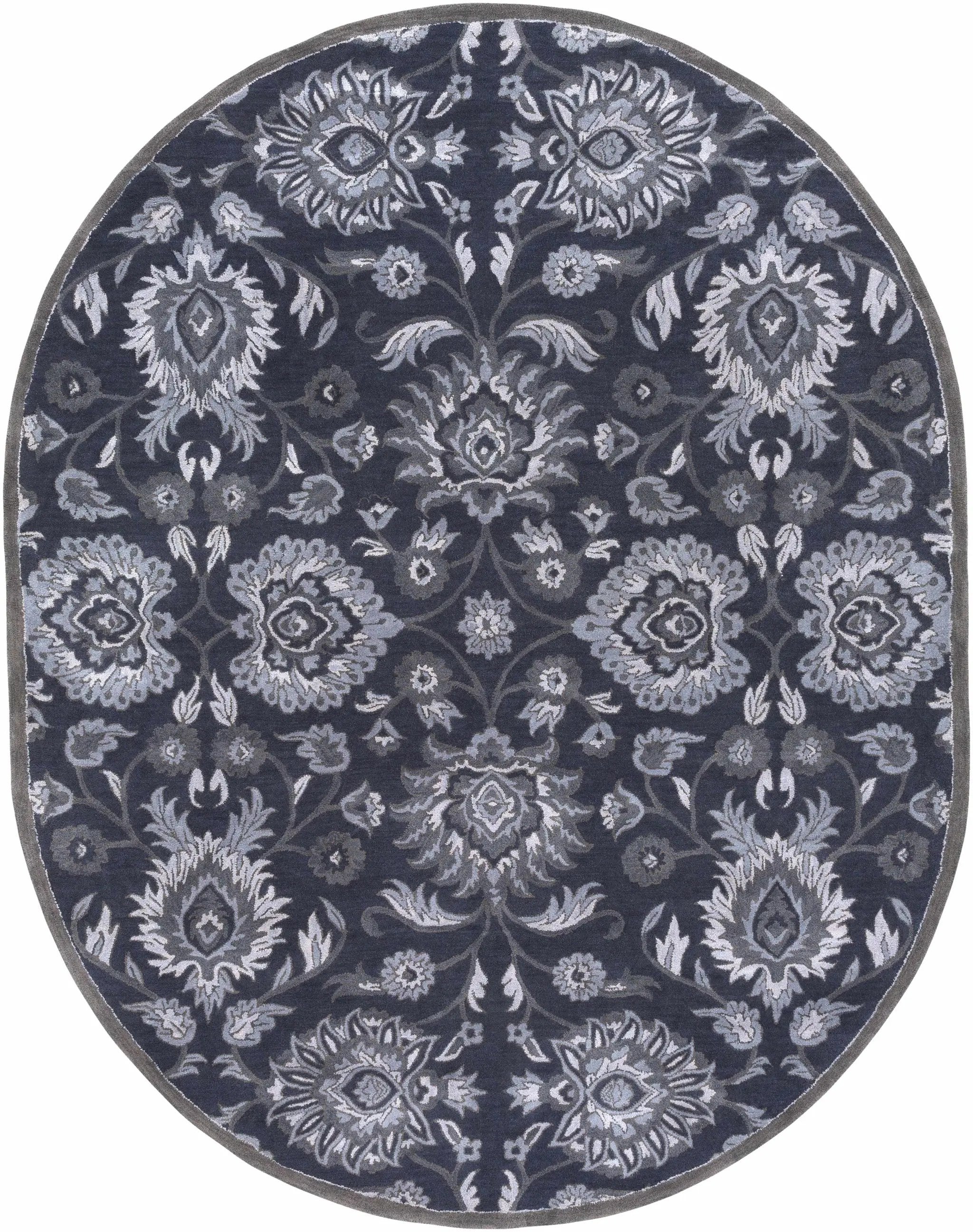 Conesus Hand Tufted Blue 1191 Area Rug - Clearance by Boutique Rugs