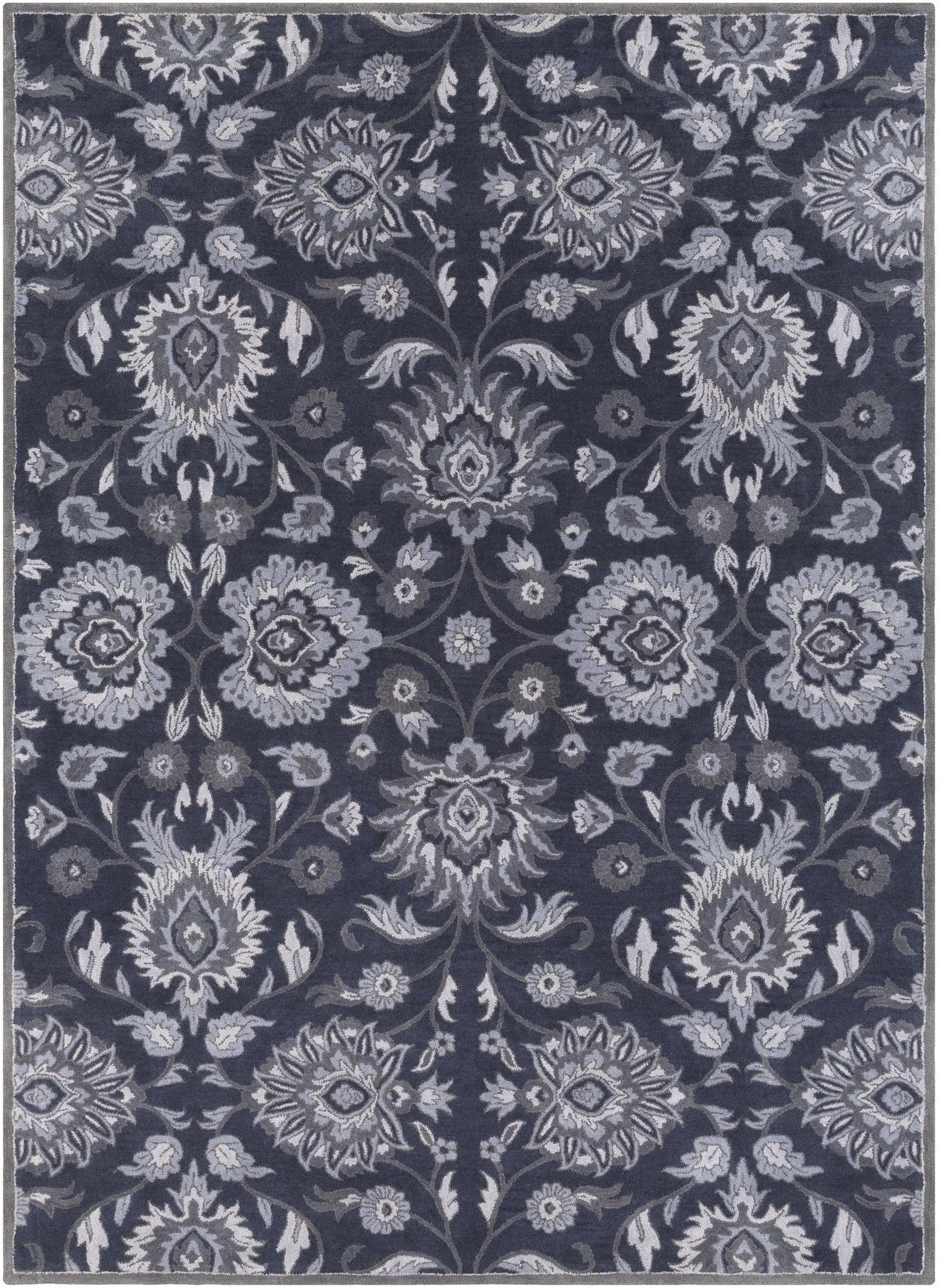 Conesus Hand Tufted Blue 1191 Area Rug - Clearance by Boutique Rugs