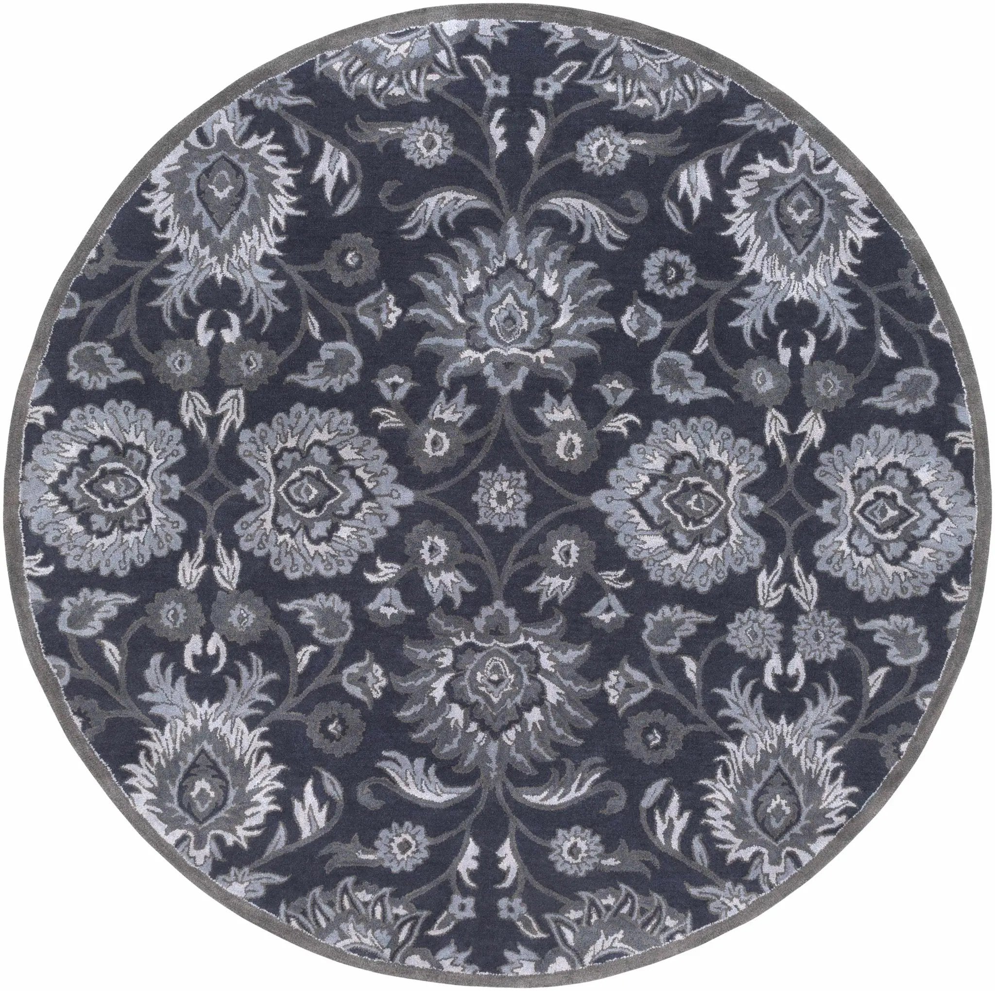 Conesus Hand Tufted Blue 1191 Area Rug - Clearance by Boutique Rugs